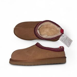 Chestnut Faux Fur Slip-On House Slippers Mini Boot NWT